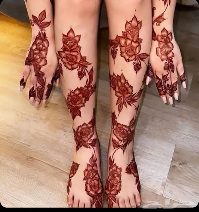 نقش حناء على حسب طلب الزباين والسعر مناسب جدا للجميع 4