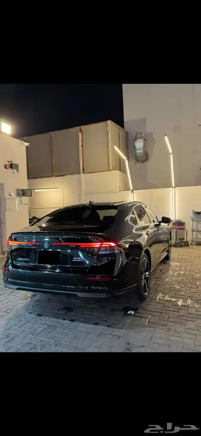 اكورد 2024 سبورت داخلي وخارجي اسود - للتنازل index