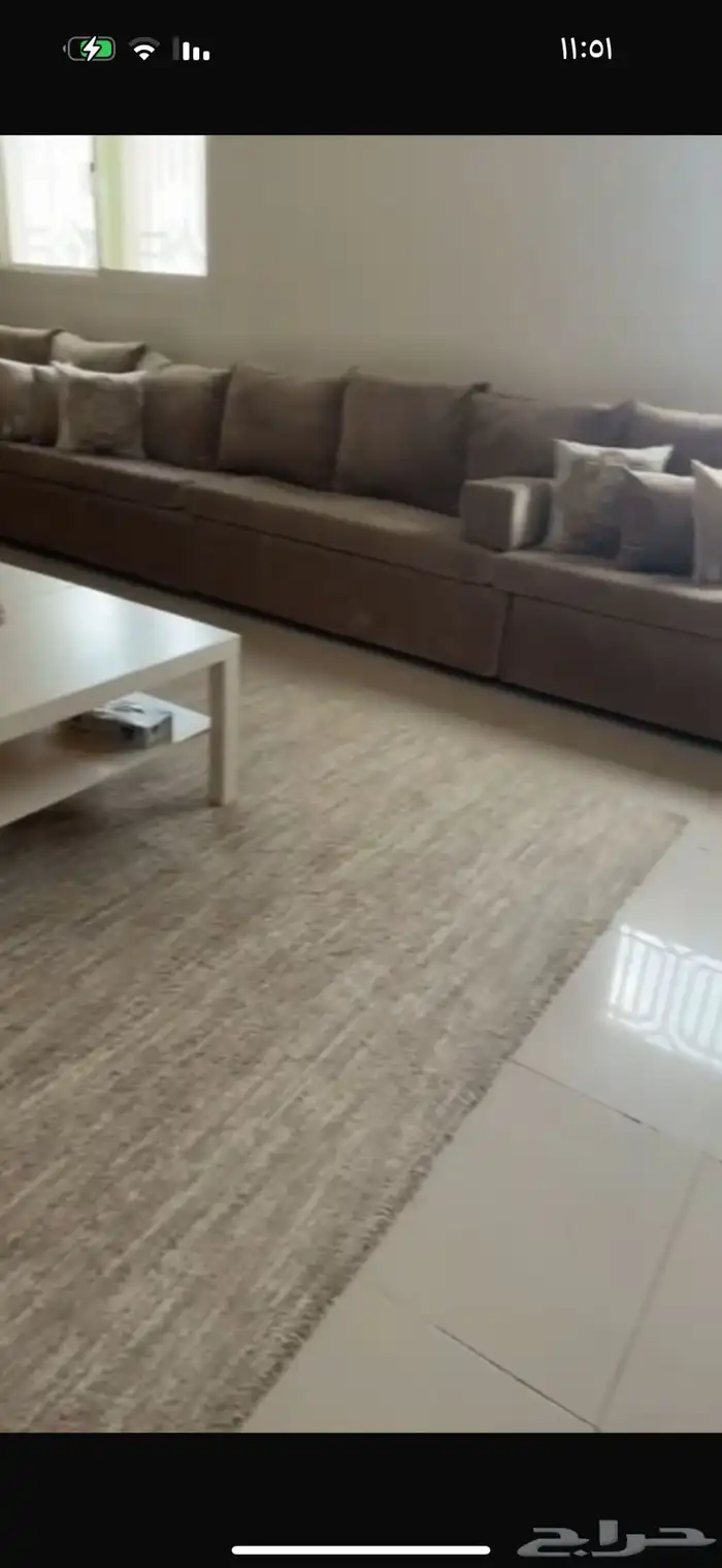 كنب للبيع متصل نظيف الموقع المخواه 1