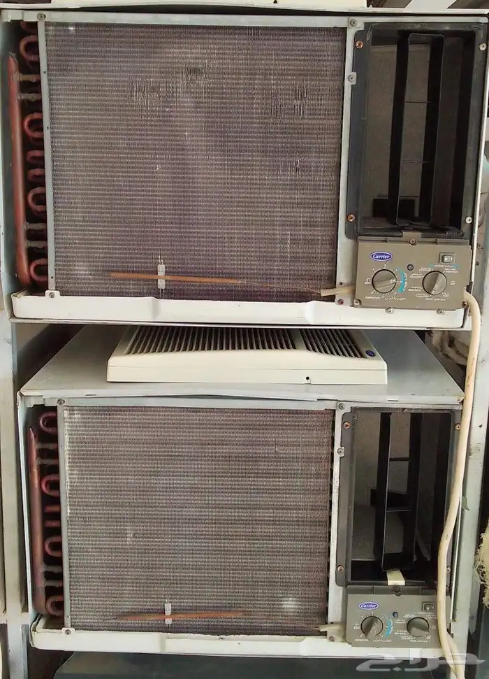 البيع مكيفات شباك مستعمل 18وا24 معا التركيب ضمان شهر 7