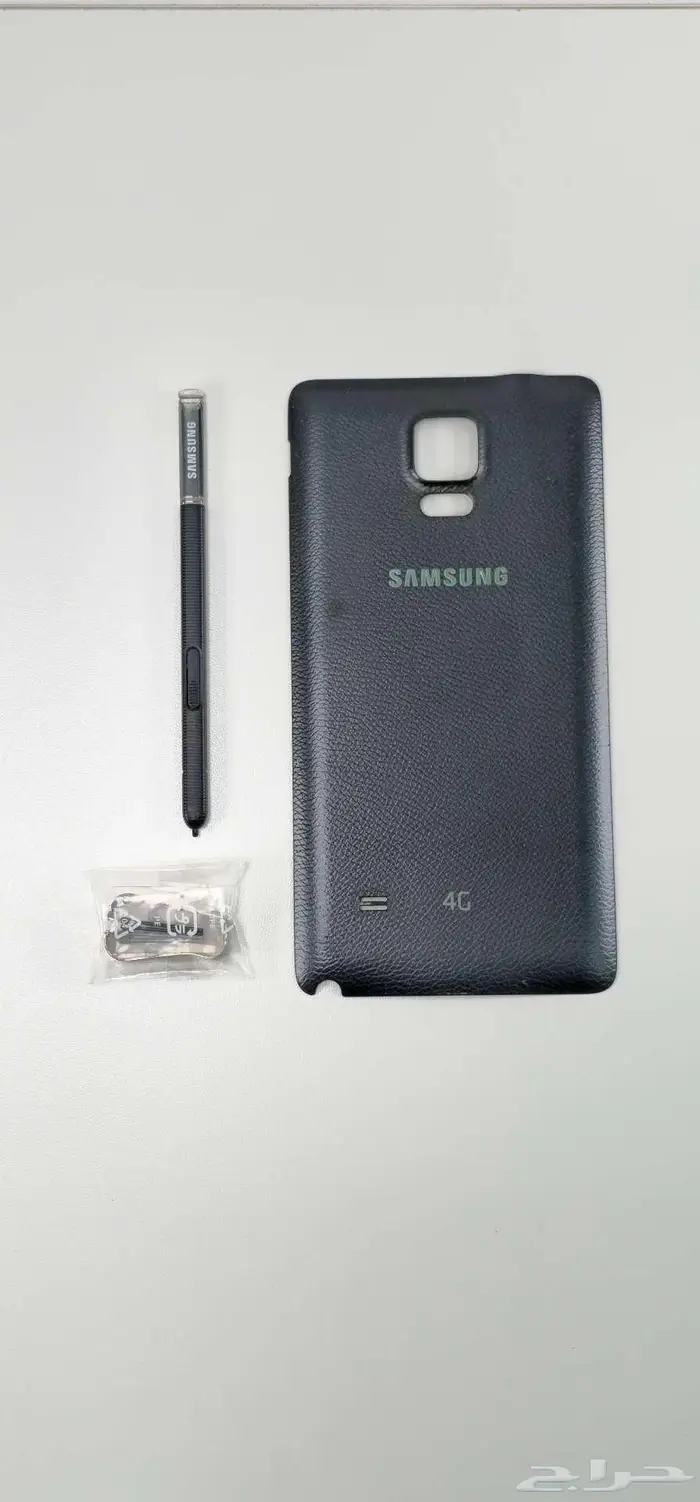 سامسونج جالكسي نوت 4 كفر خلفي و قلم أصلي 0