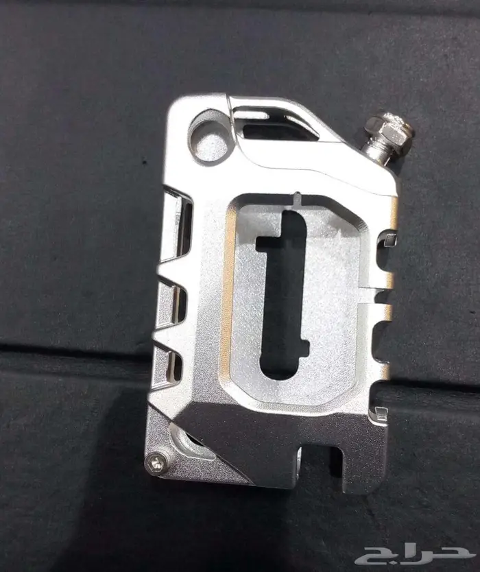 غطاء مفتاح المنيوم رانجلر جي ال الون فضي 0