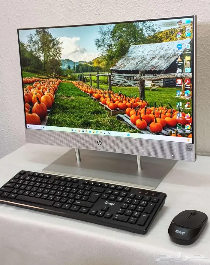 كمبيوتر مكتبي_الكل في واحد_HP_مواصفات رائعة_فخم_شاشة لمس_i5 11