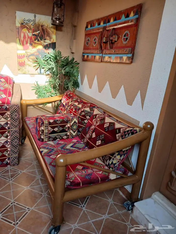 كرسي حوش حديد 1