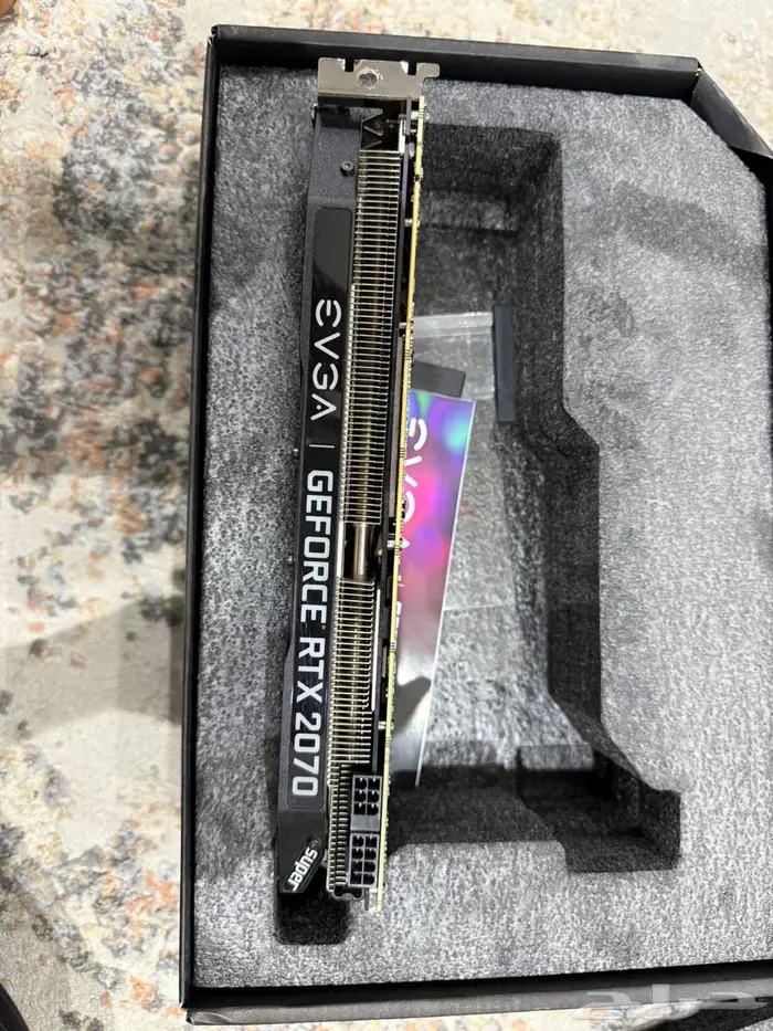 للبيع كرت شاشة RTX2070 EVGA 8 GB 3