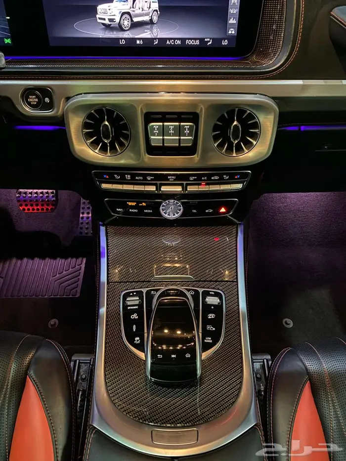 مرسيدس G63 موديل 2019 اسود ماشيه 150الف كم 15