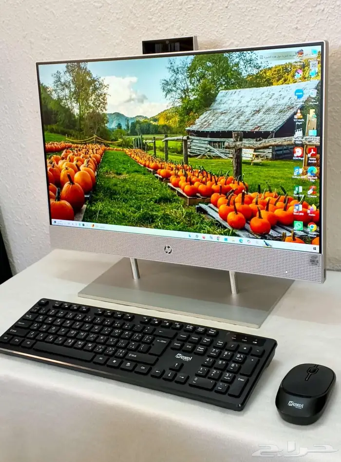كمبيوتر مكتبي_الكل في واحد_HP_مواصفات رائعة_فخم_شاشة لمس_i5 4