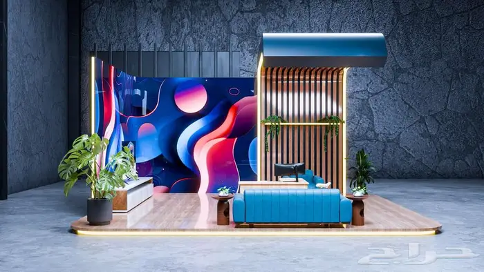 تصميم و تنفيذ بوثات معارض مصنع متخصص في التنفيذ 6