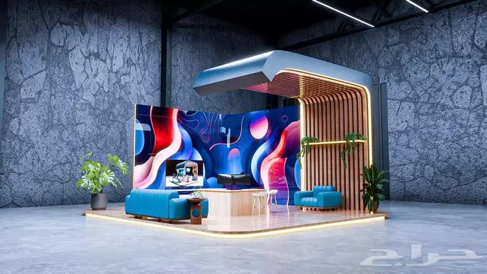 تصميم و تنفيذ بوثات معارض مصنع متخصص في التنفيذ 0