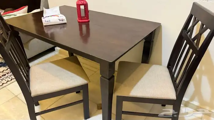 طاولة سفرة و2 كرسي 5