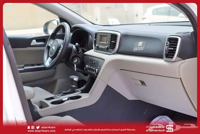 كيا سبورتاج مكينه 2.0 دبل 2019 17