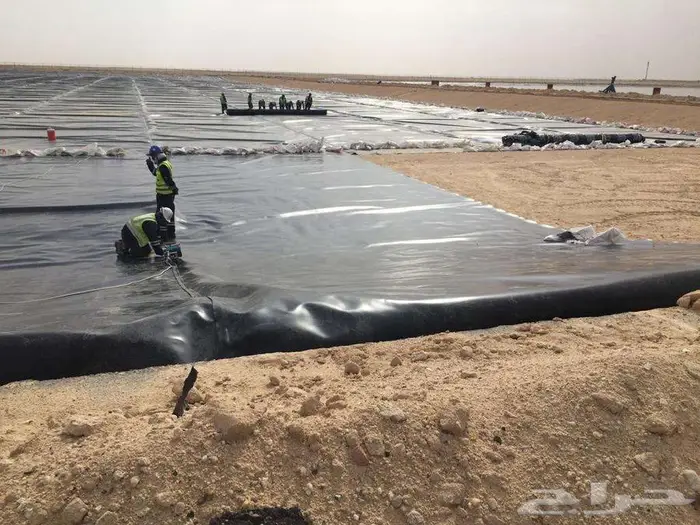 لحام مشمع HDPE لمزارع الأسماك   صفر تسر ب   جميع المملكة 9