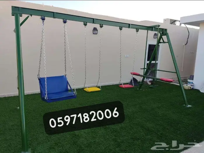 خبراء فن المراجيح والجلسات الحديدية والالعاب البلاستكية 5
