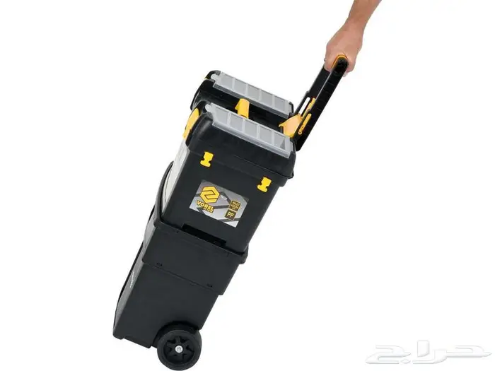 صندوق عدة بعجلات مع منظم قابل للإزالة 3