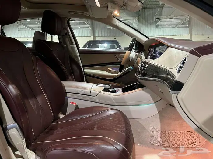 مرسيدس S560 موديل 2018 جفالي سعودي فل ازارير 6