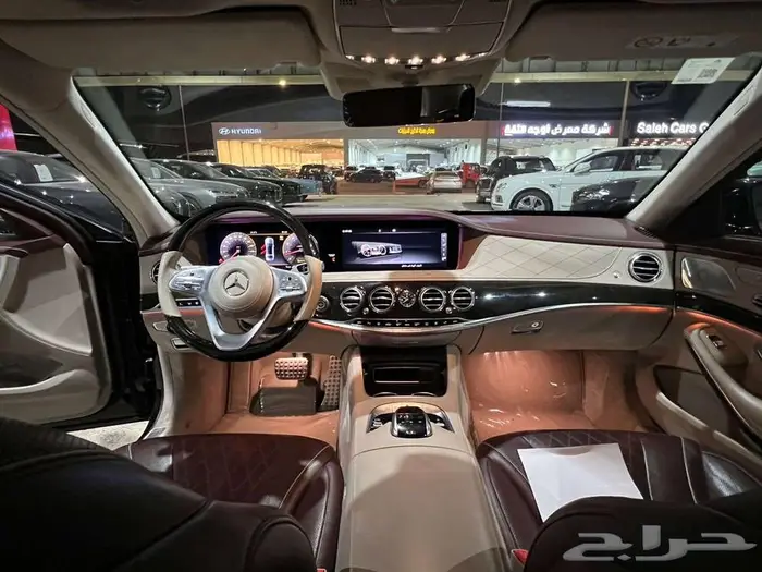 مرسيدس S560 موديل 2018 جفالي سعودي فل ازارير 5