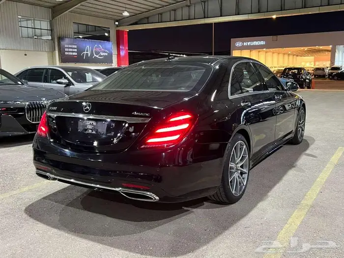 مرسيدس S560 موديل 2018 جفالي سعودي فل ازارير 12