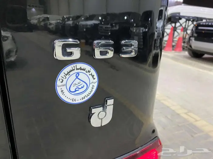 مرسيدس G63 موديل 2019 اسود ماشيه 150الف كم 19