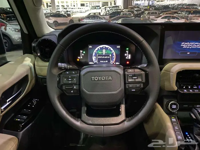تويوتا برادو TXL2 موديل 2025 ابيض بنزين سعودي ماشيه 27000كم 9
