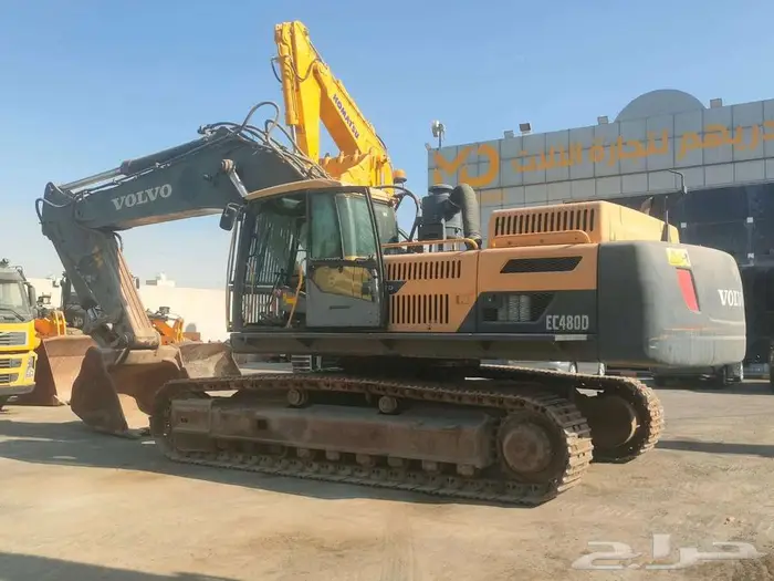 بوكلين حفار Volvo موديل EC480DL للبيع بحاله ممتازه جدا 5