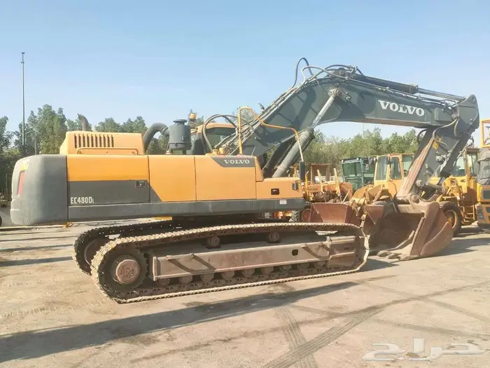 بوكلين حفار Volvo موديل EC480DL للبيع بحاله ممتازه جدا 7