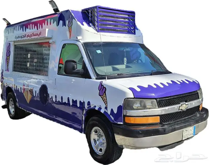 سيارة ايسكريم للبيع موديل 2005 شاص طويل 0