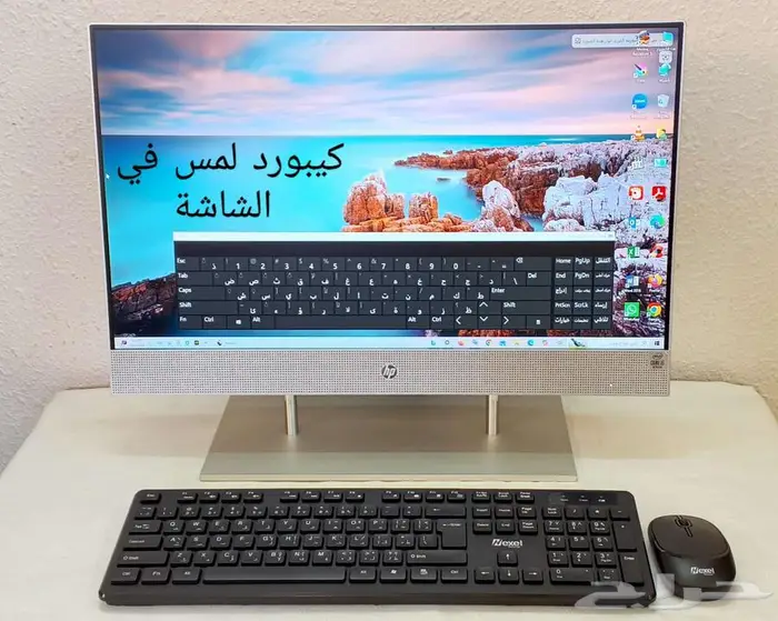 كمبيوتر مكتبي_الكل في واحد_HP_مواصفات رائعة_فخم_شاشة لمس_i5 2