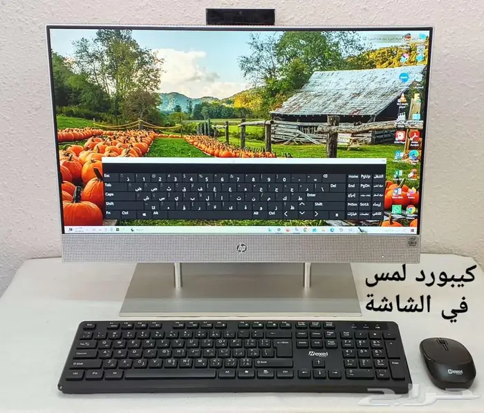 كمبيوتر مكتبي_الكل في واحد_HP_مواصفات رائعة_فخم_شاشة لمس_i5 3