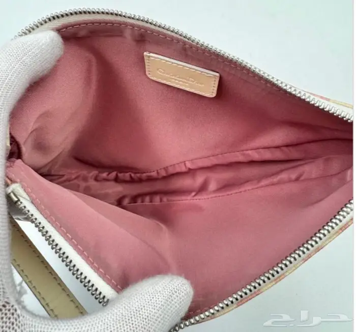 ديور فنتج شنطه بينك  Christian Dior Trotter Pink Saddle Bag 12