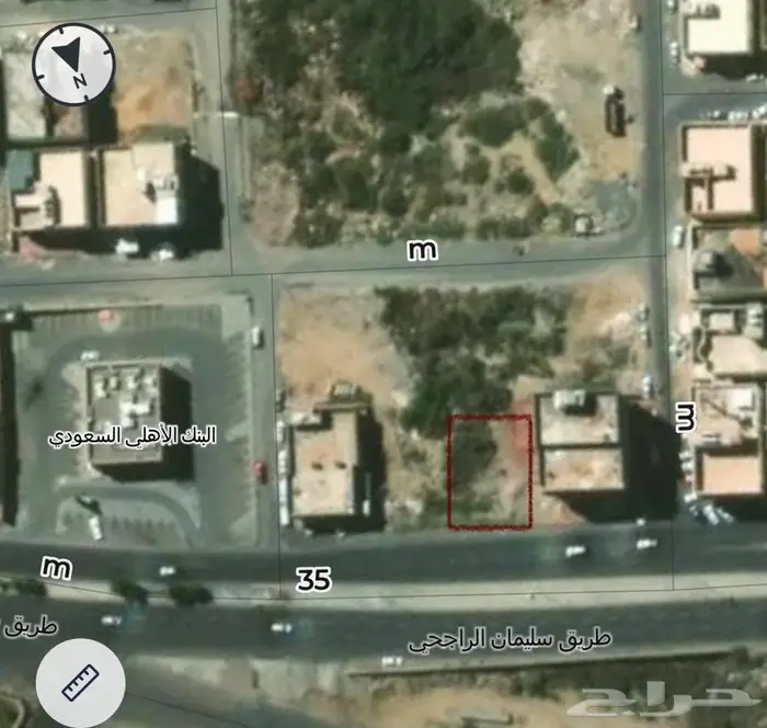 للإيجار ارض بالطائف الحلقة شارع سليمان الراجحي 200 ألف ريال 1