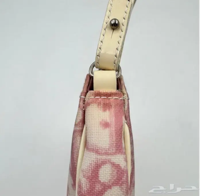 ديور فنتج شنطه بينك  Christian Dior Trotter Pink Saddle Bag 4