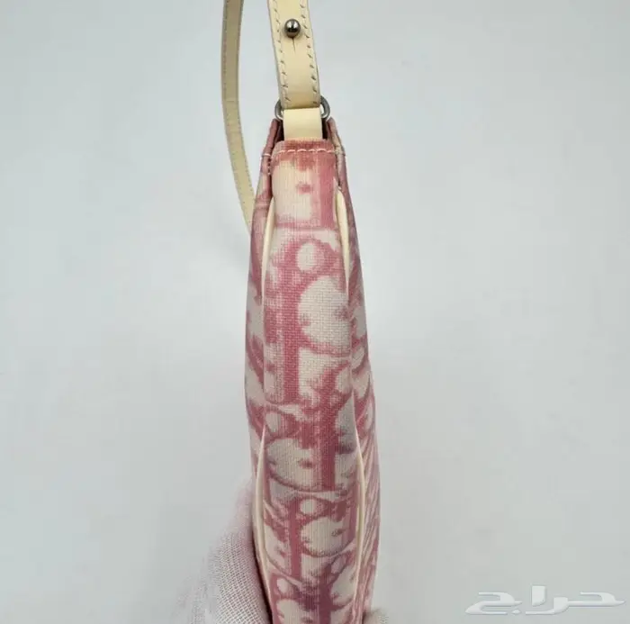 ديور فنتج شنطه بينك  Christian Dior Trotter Pink Saddle Bag 5