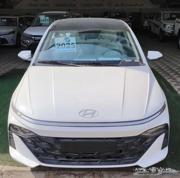 هونداي - اكسنت اسمارت - اللون ابيض 2025 1
