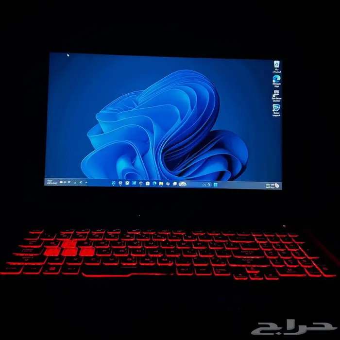 Asus tuf A15 rtx3050 استعمال شهر بوضع نظيف مع ضمان حرير 0