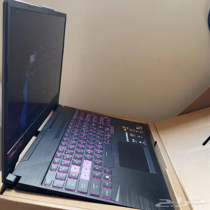 Asus tuf A15 rtx3050 استعمال شهر بوضع نظيف مع ضمان حرير 6