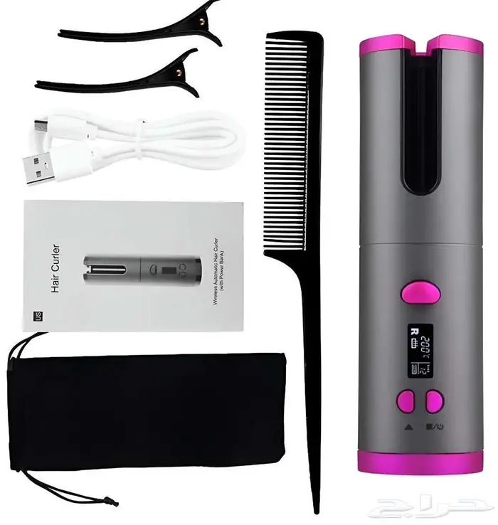 مكواة تجعيد شعر أوتوماتيكية 0