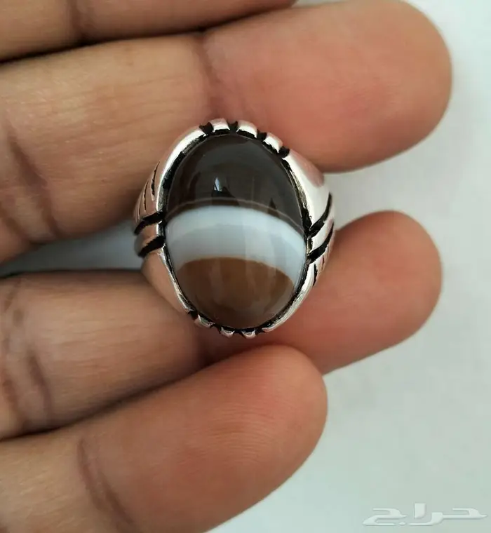 خاتم جزع يماني 0