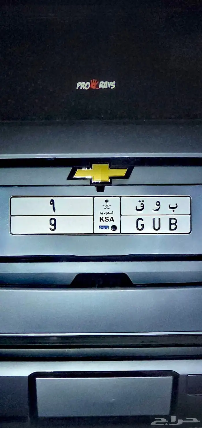 لوحة مميزة تحمل اسم البوق رقم فردي 9 0