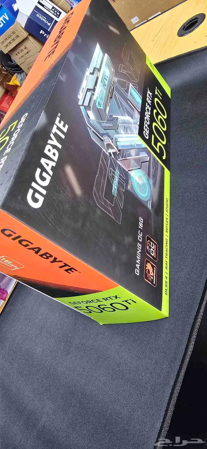 كرت شاشة جديد من غيغابايت GEFORCE RTX 5060TI GAMING OC 16GB 0