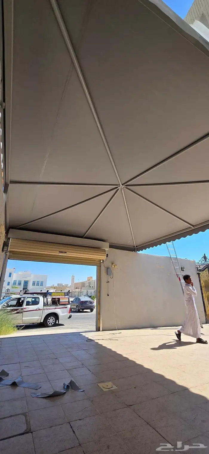 مظلات سيارات القطيف تركيب سواتر مظلات الدمام القطيف الخبر  ع 4