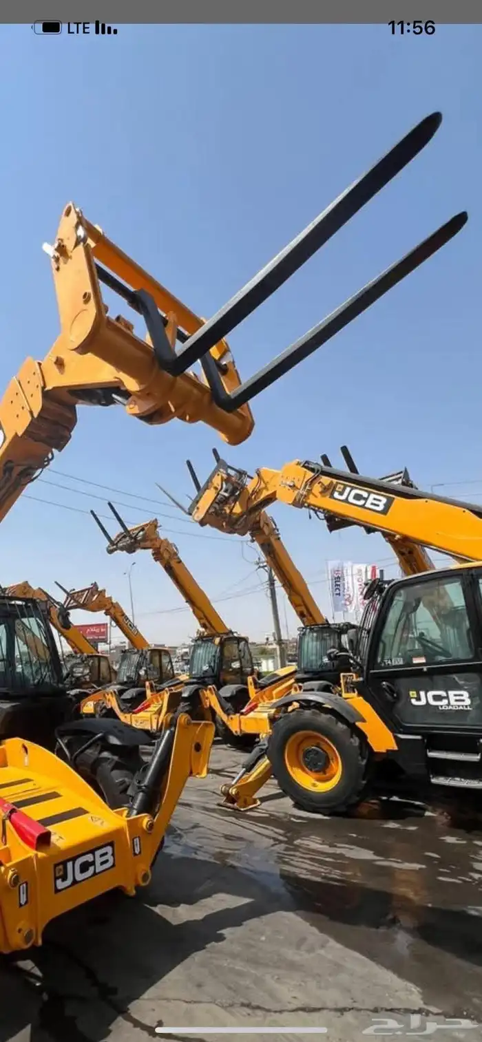 سيزرلفت مانلفت رافعة شوكية فوركلفت جيسبي جي سي بي حفار ايجار 2