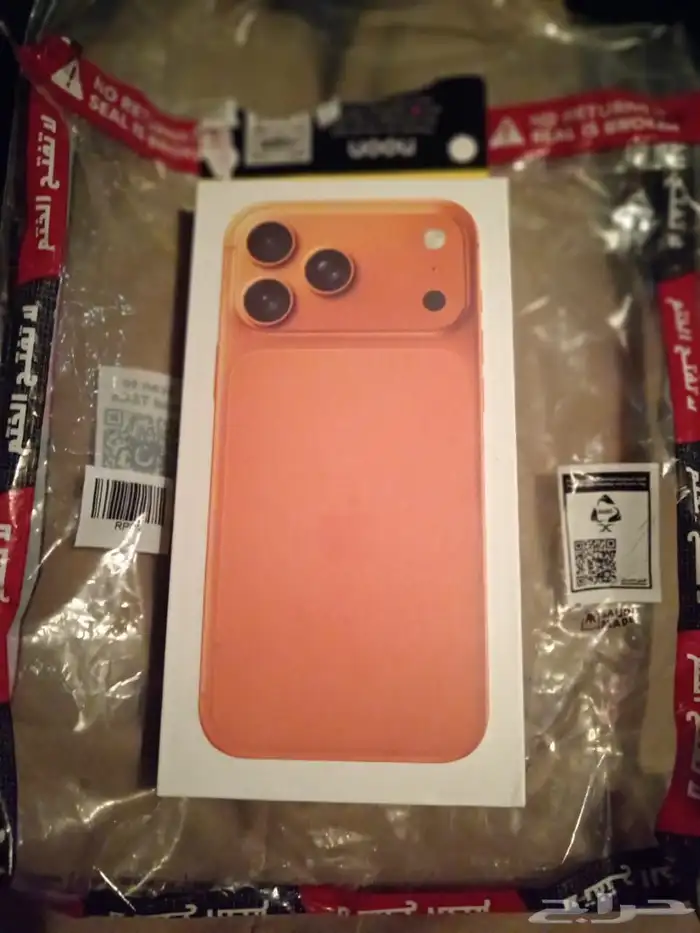 جوال ايفون 17 برو ماكس ذاكره 1تيرا جديد اللون برتقالي 0