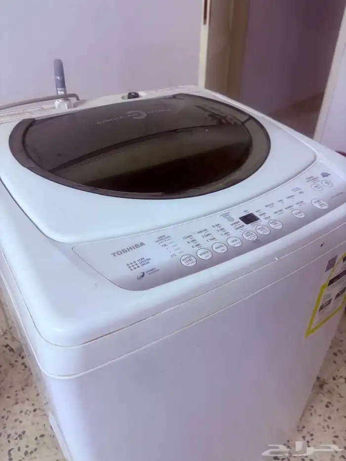 غسالة أوتوماتيكية توشيبا 7.5 كيلو   نظيفة جدا 2