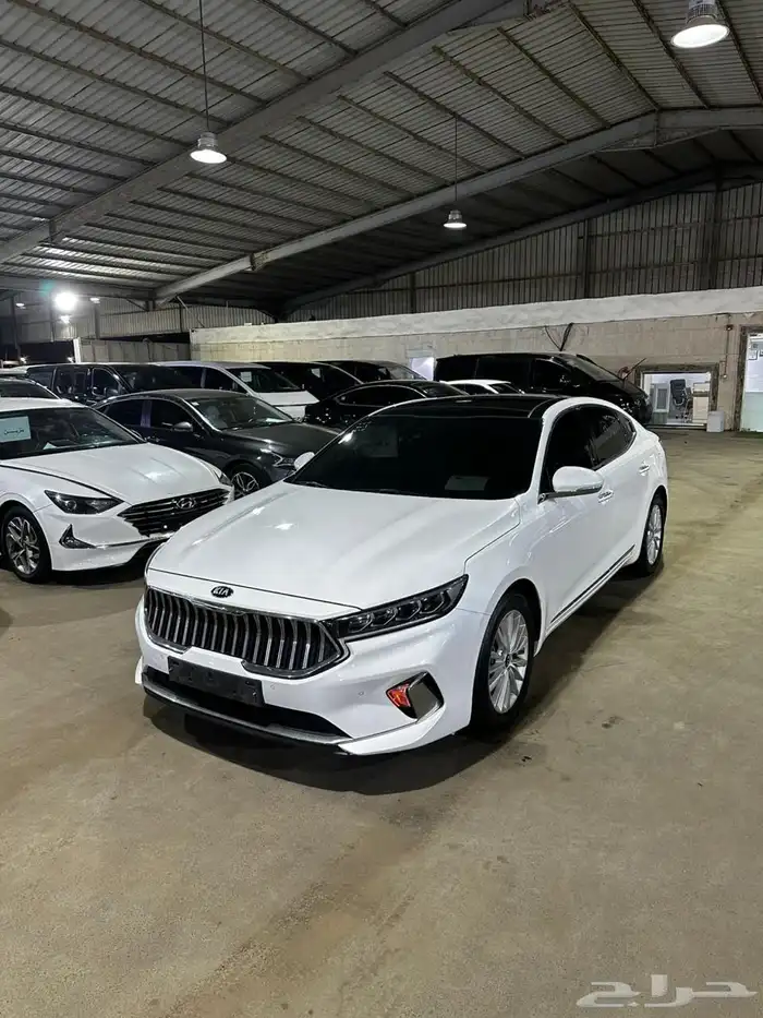 كيا كادينزا ابيض 2020 بنزين بطاقة جمركية وارد كوريا 2