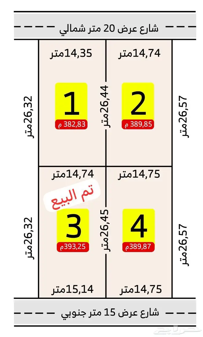للبيع 3 اراضي بحي النهضه موقع مميز جدآ 1