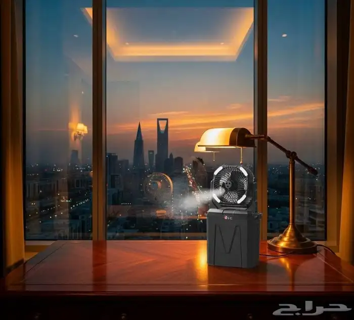 مروحة رذاذ محمولة من DLC بقوة 15 واط  تبريد فوري 5