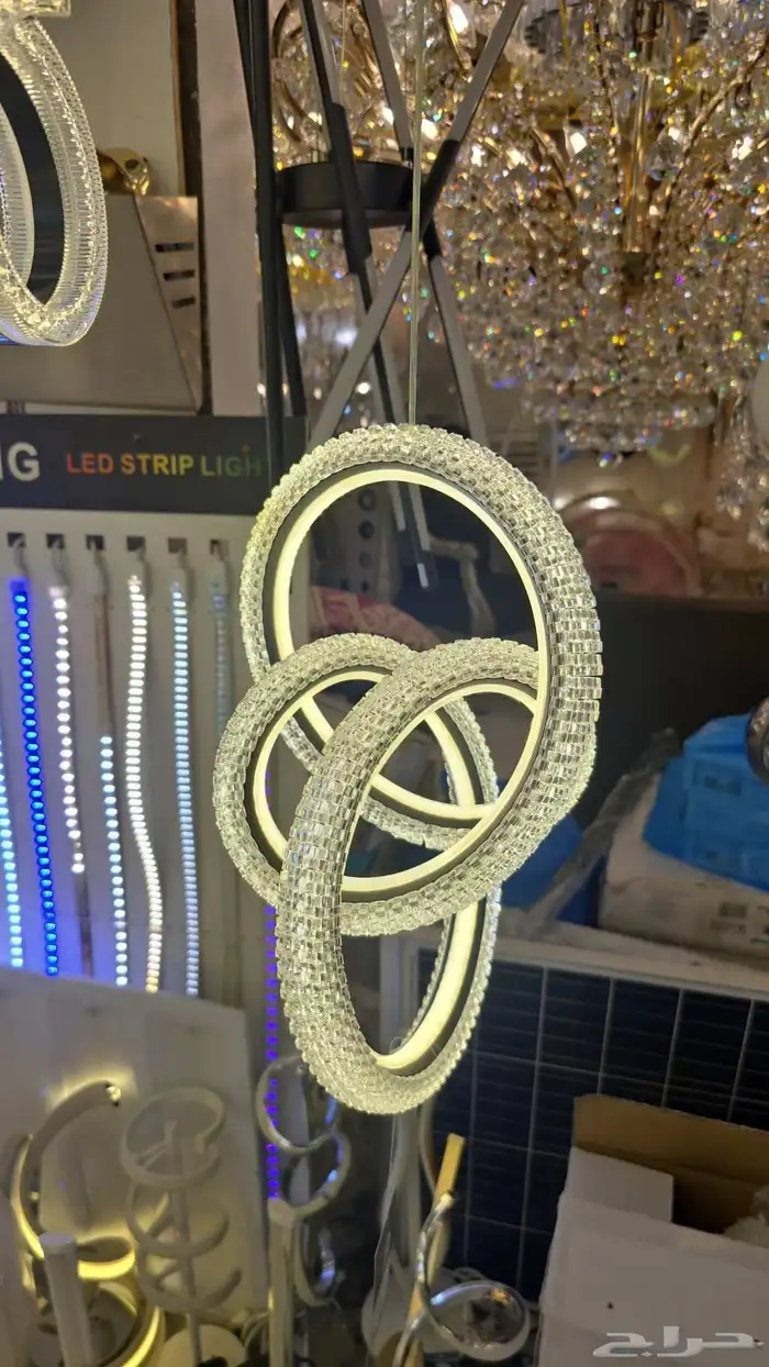 نجف احجار أوراق حلزوني تفصيل ثريات جميع انواع المقاسات 9