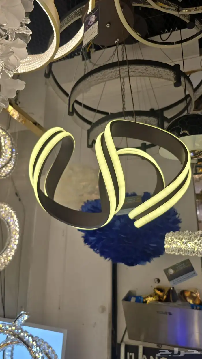 نجف احجار أوراق حلزوني تفصيل ثريات جميع انواع المقاسات 8