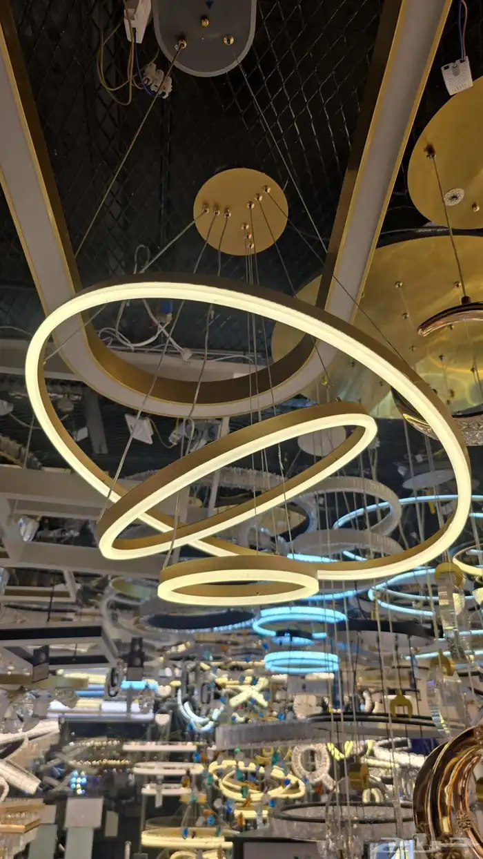 نجف احجار أوراق حلزوني تفصيل ثريات جميع انواع المقاسات 7