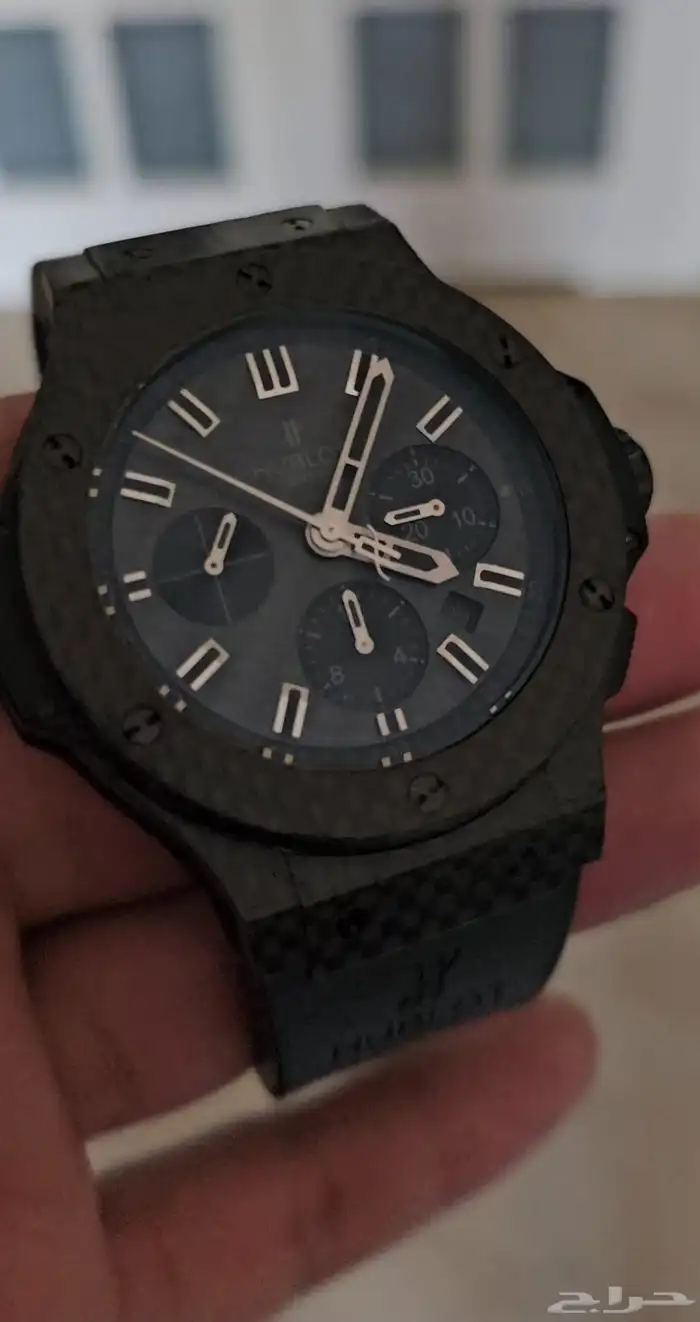 ساعه هوبلو كاربون فايبر Hublot big bang carbon fiber 1